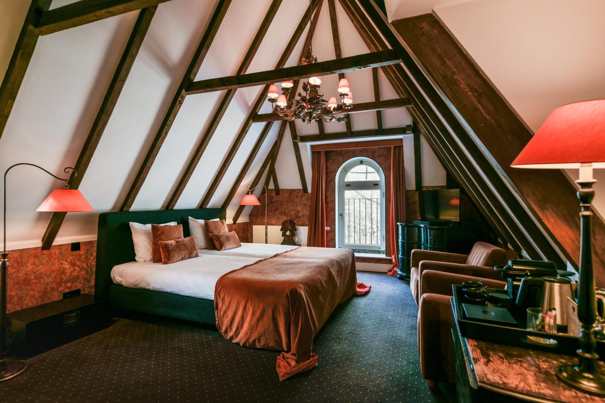Grand Boutique Hotel-Restaurant Huis Vermeer 데벤테르 객실 사진
